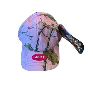 Realtree Women's Pink Camo Hat Adjustable Fit